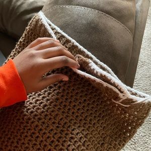 PASION BROWN CROCHET SKIRT main image 1